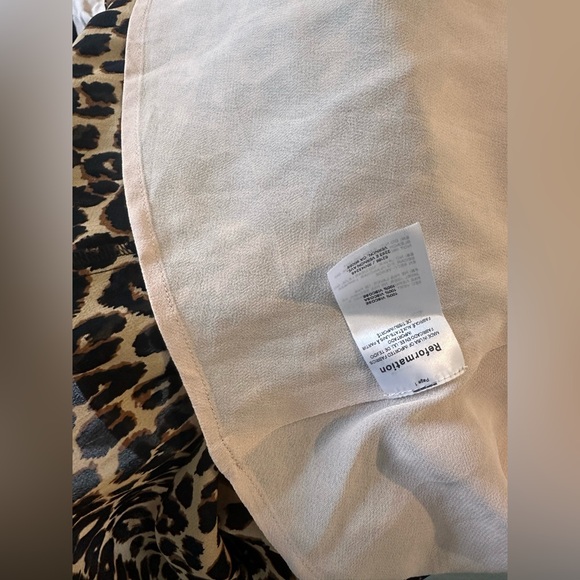 New Reformation Taiga Leopard Print Mini Dress - Picture 15 of 15